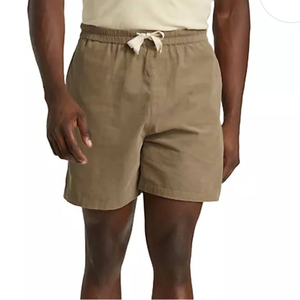 Frame Denim Lightweight Cord Short Dark Beige Men’s Size M